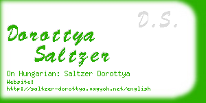 dorottya saltzer business card